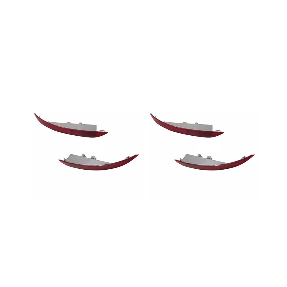 2Pair Rear Bumper Fog Reflector Lamp Assembly For X4 G02 X6 F16 63147323185 63147323186 Warning Tail Light 6031441876804