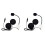 2X Motorcycle Helmets Intercom Mic Headset 2 Speakers 32Ω Microphone for Half-Motorcycle Helmet Straight Plug 1