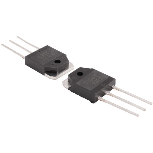 16 Transistors de Silicium - D1047 + B817, 200V, 12A