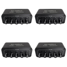 4X 5CH Audio Distributeur Stereo Audio Mixer 1 Ingang 5 Uitgang RCA Splitter voor Eindversterker Actieve Audio