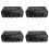 4X 5CH Audio Distributor Stereo Audio Mixer 1 Input 5 Output RCA Splitter for Power Amplifier Active Audio 1