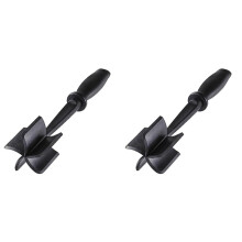 2X Meat Chopper for Ground Beef, 5 Curved Blades Ground Beef Masher, Nylon Meat Spatula Chopper