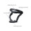 4X Work Protection Mask Full Face Protector Shield Transparent Facial Protector Face Dustproof with 40 Filter Black 4