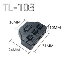 3X 3Ports Quick Connect Out Splitter Quick Splitter Out Splitter Lighting LED Strip Model Lghts Railway Layout