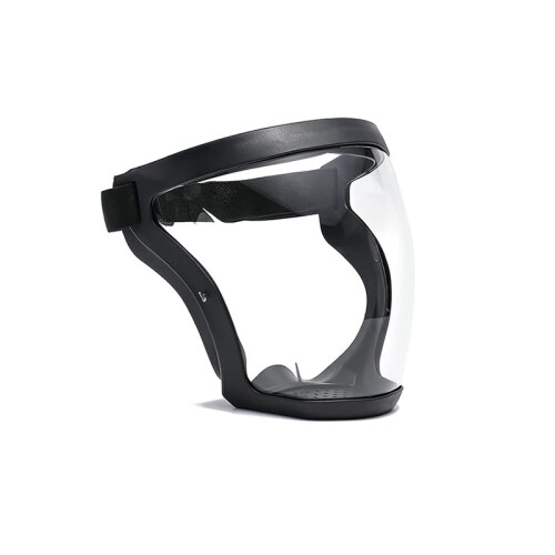 4X Work Protection Mask Full Face Protector Shield Transparent Facial Protector Face Dustproof with 40 Filter Black 2