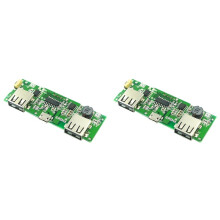 2X 18650 Lithium Battery Digital Display Charging Module 5V 2A 1A Single Charging Port Multi-Function Boost Module