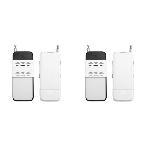 4Pcs 433Mhz Universal Wireless Remote Control 3 Buttons 1000M Transmitter Device for Light/ Garage Door/Motor Controller