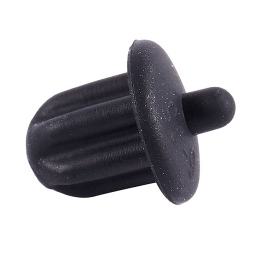 80x Black Rubber 6.35mm Audio Jack PC DVD Microphone Socket Dust Cover 2