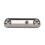 2X Sadel Headless Elgitarr Bridge Bakstycke med Skiftnyckel för Headless Elgitarr Silver 6