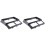 2X Kit de Estrutura de Rádio de Carro de 9 Polegadas para  Forester Impreza Painel Estéreo de Montagem da Placa Frontal Do Console Central 1