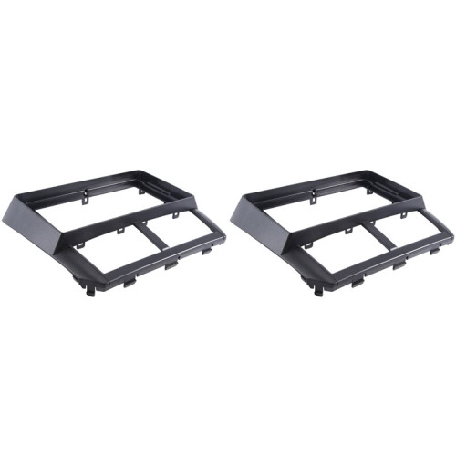 2X Kit de Estrutura de Rádio de Carro de 9 Polegadas para  Forester Impreza Painel Estéreo de Montagem da Placa Frontal Do Console Central