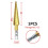 5pcs 3-13mm HSS Straight  Step Drill Bit Wood Metal Hole Cutter Core Drill Bit Pagoda Drill Bit 4