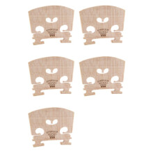 5X Pont Reglable pour Violon en Érable, Parties de Pont Ajustees par Violon de Taille 4 / 4 pour le Violon de Taille 4 / 4