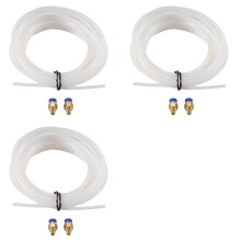 3pcs 5 Meters PTFE PTFE Bowden Tube with 2PCS PC4-M6 Fitting for 1.75mm Filament 3D Printer Bowden Hotend
