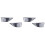 4x Auto Left Right Front Bumper Lower Reflector Reflective for  2011 2012 2013 2014 2015 56D941777 56D941778 1