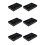 6X 4 Slots Desk Drawer Organizer, Pu Leather Drawer Storage Organizer Divider (Black) 2