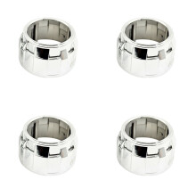 4X Car Headlights Modified Double Lamp Lens Cover 2.5 Inch Decorative Cover Decoration Q5 Sea Five Special Hood