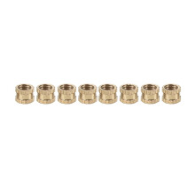 Filettatura Femmina M3 X 3mm Filettatura Ottone Zigrinata Inserto Filettato Inserto Dado 2000 PZ