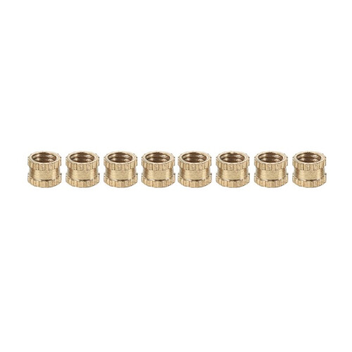 M3 X 3mm Female Thread Brass Knurled Threaded Insert Embedment Nuts 2000PCS