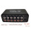 4X 5CH Audio Distributor Stereo Audio Mixer 1 Input 5 Output RCA Splitter for Power Amplifier Active Audio 5