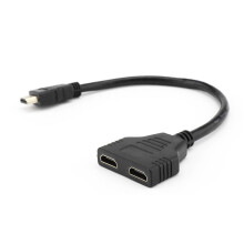 8X Splitter One in Two Male to Double Female Adapter Cable Converter Supports 480P 720P, 1080I, 1080P