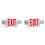 2X LED Exit Sign with Emergency Lights,Adjustable LED Emergency Exit Lights with Battery Backup,Exit Sign for Business 1