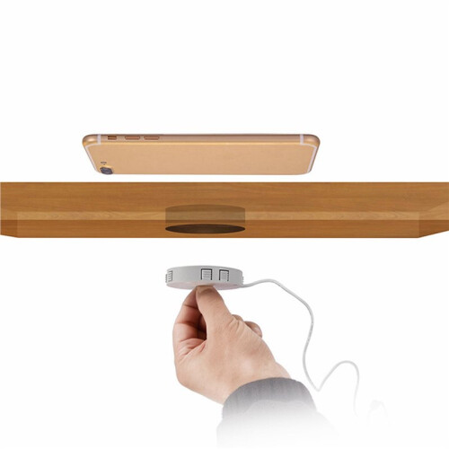 2X 15W Invisible Wireless Charger Fast Charging Easy Installation Quick Charger