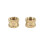 M3 X 3mm Female Thread Brass Knurled Threaded Insert Embedment Nuts 2000PCS 6