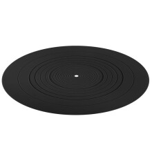 2pcs 295mm Silicone Turntable Mat Anti-Vibration Slipmat Record Mat for LP Vinyl Record Player Audio B