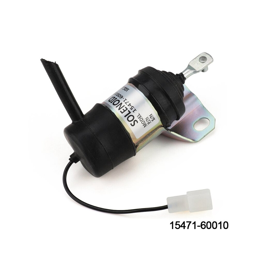 5X 15471-60010 12V Fuel Shut Off Solenoid 052600-1000 15471-60013 For Tractor Part Generator Stop Solenoid 4711462152652