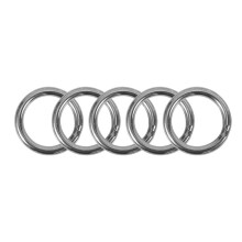 M4 X 30mm de Acero Inoxidable Flejadoras o Redonda Soldada con Autogena Anillos 80 Piezas