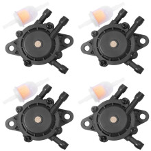 4X Fuel Pump for  17HP-25  Small Engine Lawn Mower Tractor, Gas Vacuum Fuel Pump with Fuel Filter for