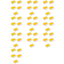 50PCS White Bow Rosin Greek Pitch Friction-Increasing Rosin for Violin Viola Cello Bow String Instrument Durable
