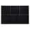 6X 4 Slots Desk Drawer Organizer, Pu Leather Drawer Storage Organizer Divider (Black) 5