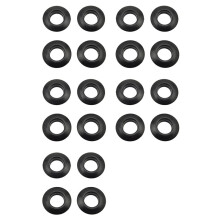 20 Piezas de Kayak Universal Canoa Balsa Remo Remo Anillos de Goteo Protectores Contra Salpicaduras Accesorios de Remo de Anillo Reemplazo