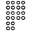 20Pcs Universal Kayak Canoe Raft Paddle Oar Drip Rings  Guards Ring Paddle Accessories Replacement 1