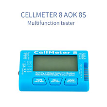 2X CellMeter 8 AOK 8S Servotest met Elektrisch Display Servotester met Smalle Frequentie Batterijontlader Aeromodelling-Tester