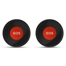 2X Tuya WiFi SOS Panic Call Button  Life APP Rechargeable Battery One Key Alarm for Patient Kids Elderly