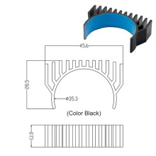 4X for K1 K1max K1c Round Nema 14 Extruders Stepper Motor Heat Sink Equipped to Prevent the Motor From Overheating