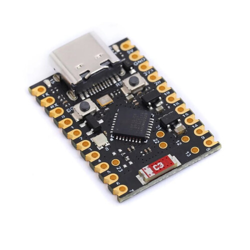 6X Placa de Desarrollo SuperMini ESP32-C6, Placa Base de Aprendizaje para Programación de Microcontroladores