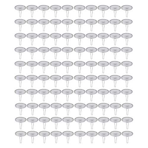 1000Pack Ceiling Hooks Adhesive Removable Wall Hanger, 2cm Disc Sticky Ceiling Hooks 1