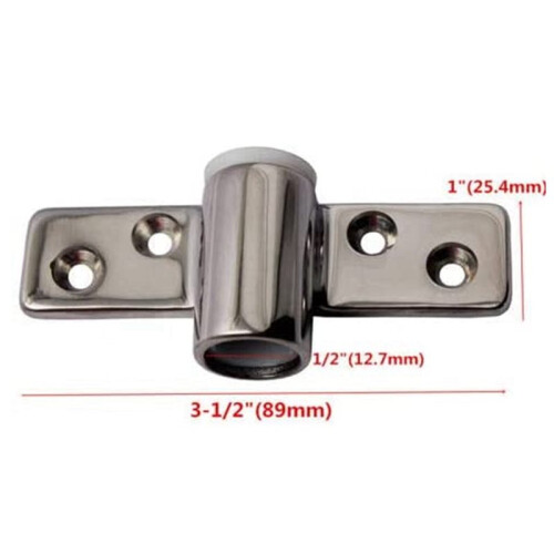 4 Pcs Boat 316 Stainless Steel Oar Lock Socket Side Mount Rowlock Socket 2