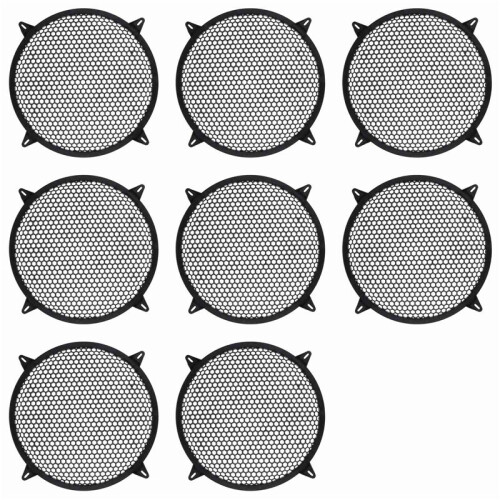 8X Subwoofer Grid Car Speaker Amplifier Grill Cover Mesh - 10 Inch