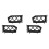 Front Bumper Brackets 2 Pair for  Frontier Pathfinder 2