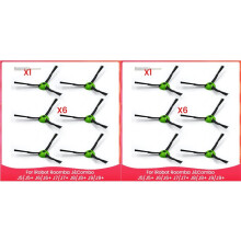 12x Brosse Latérale pour Aspirateur pour Série J&Combo J5/J5+ J6/J6+ J7/J7+ J8/J8+ J9/J9+ Brosse de Balayage des Bords