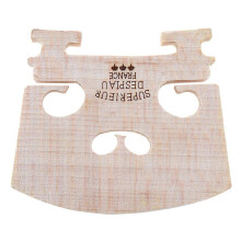 5X Adjustable Violin Bridge Maple,4/4 Size Violin Fitted Bridge Parts for 4/4 Size Violin