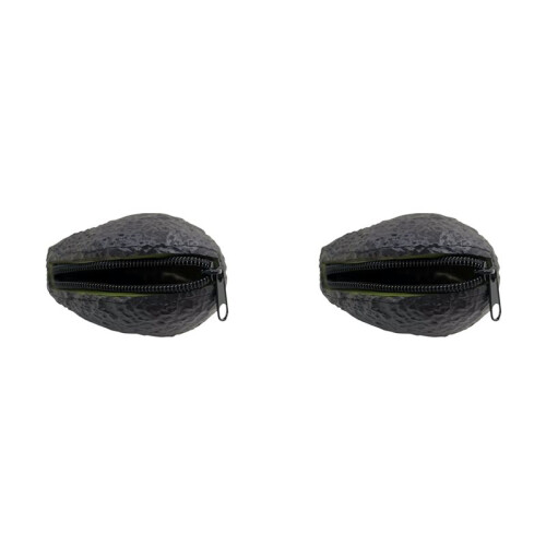 2X Simulation Avocado Coin Purse Key Storage Bag Fun Hand Gift  Bag