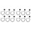 12Pc Momentary  Momentary Push Button  Off  12V 24V Surface Mount  Button  Durable Easy Install 2