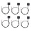 12Pc Momentary  Momentary Push Button  Off  12V 24V Surface Mount  Button  Durable Easy Install 2