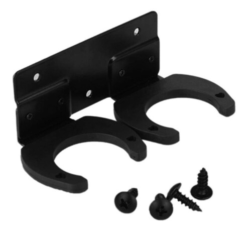 2X Universal Wireless Microphone Hook Holder Stands Wall Hanger Rack Clip Clamp Brackets Wall Mounted 1